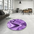 thumbnail image 4 of Ahgly Company Machine Washable Indoor Rectangle Transitional Violet Purple Area Rugs, 2' x 4', 4 of 7