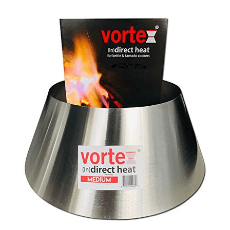 VORTEX (IN) DIRECT HEAT for Charcoal Grills, Medium Size - for Weber Kettle 22 26.75 WSM Smokey Mountain XL Kamado XL Big Green Egg$$Garden & Patio
