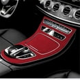 thumbnail image 2 of Auto Center Control Panel Suede Decorative Sticker is for Mercedes-Benz E-Class E200L/E300L Modification, 2 of 5