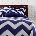 thumbnail image 4 of LCM Home Fashions 7-piece Beige Chevron Comforter Set, 4 of 5