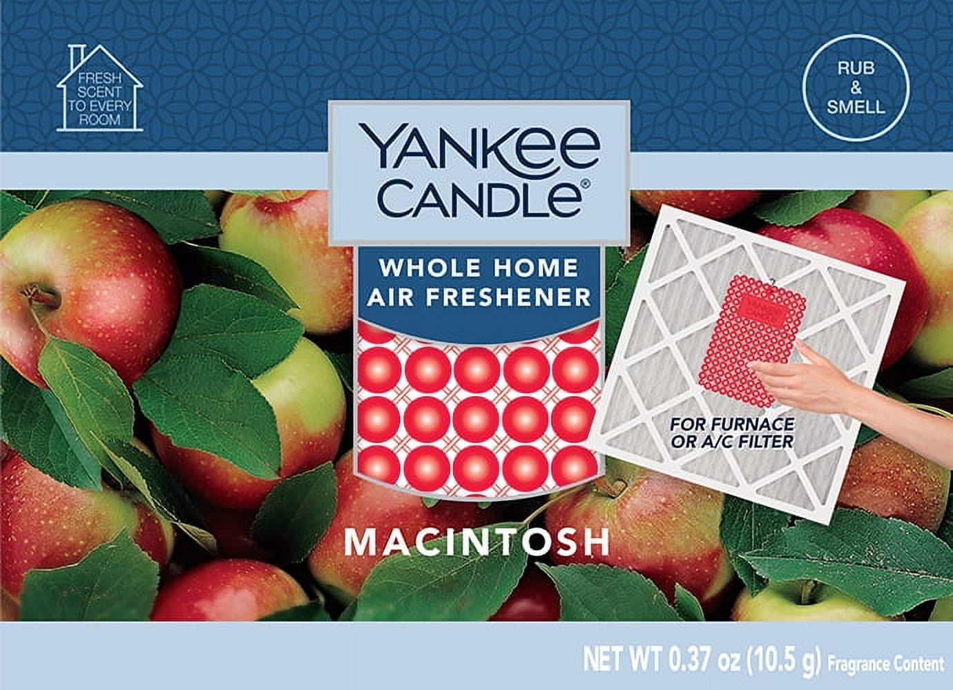 Yankee Candle Macintosh Whole Home Freshener, HVAC Filter