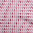 thumbnail image 1 of oneOone Cotton Silk Light Pink Fabric Geometric Sewing Craft Projects Fabric Prints By Yard 42 Inch Wide, 1 of 5