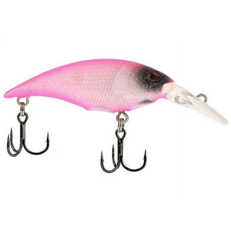 Berkley Money Badger Fishing Lure Pink Pearl 1/3 oz 2.5in 6.25cm Hybrid Baitfish-Crayfish Design Patented FlashDisc Technology Equipped with Sharp Fusion19 Hooks
