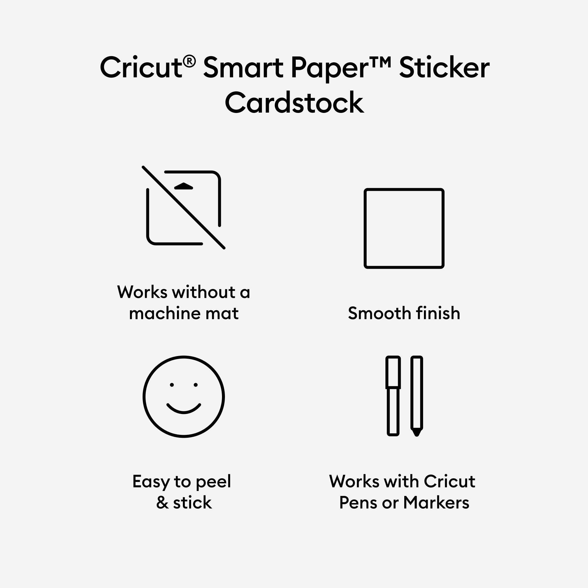 Cricut® Venture Smart Paper™ Sticker Cardstock, Bright Bow - 13 in x 25 in (20 ct)