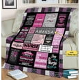 thumbnail image 3 of She is A Black, She is A Queen Blanket for Black Nurse, Medical Professionals Technicians Staff for Birthday, Christmas, Appreciation Super Soft and Warm Blanket, 3 of 6