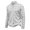 Gray, variant on Men's Plaid Waffle Quarter Zip Pullover, Stand Collar Ribbed Cuffs Long Sleeve Top,Casual Grid Check Fall Daily Clothes Navy 3XL