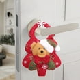 thumbnail image 4 of Christmas Door Hanger Decorations Cute Holiday Doorknob Decorations Indoor Door Knob Merry Christmas Tree Hanging Ornament Signs for Home Hotel Bedroom Door Decor, 4 of 5