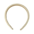 thumbnail image 4 of Accesorios Únicos 1 Pc Diadema de Paja Tejida Exquisita de Bisel Delgado Beige, 4 of 6
