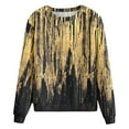 thumbnail image 3 of Pntutb Mujeres Otoño e Invierno Casual Impreso Cuello Redondo Manga Larga Jersey Blusa Sudadera tops Pntutb Pntutb-3878, 3 of 3