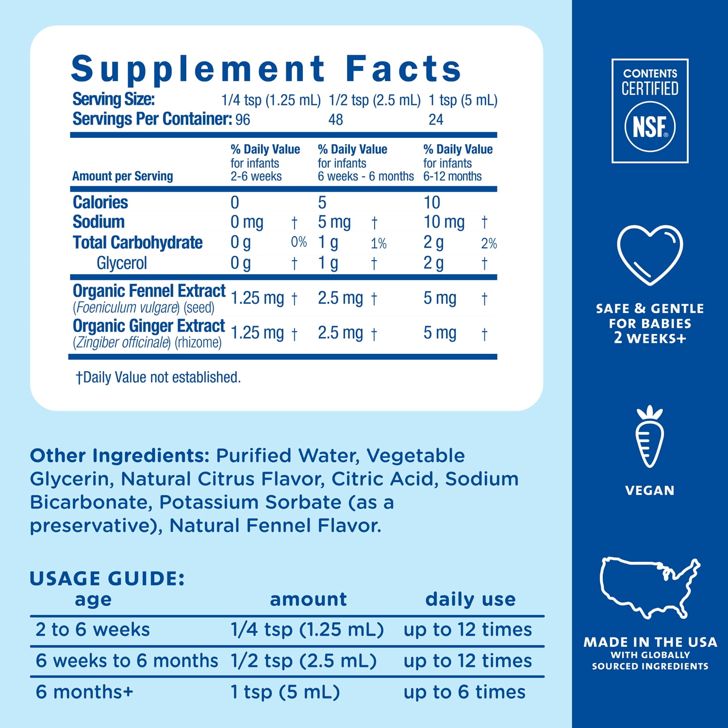 Mommy's Bliss Gripe Water Original, Relieves Stomach Discomfort, Over-the-Counter, 4 fl oz
