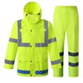 thumbnail image 1 of Two sets Reflective Raincoat Rain Pants Suit Duty Split Raincoat Sanitation Workers Labor Protection Outdoor Raincoat, 1 of 1