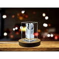 thumbnail image 2 of World Series Engraved Crystal Trophy for Baseball Decor | Engraved MLB Championship Award, 2 of 4