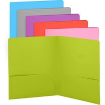 Enday Folder with Pockets 2 Pocket Portfolio Folder for School and Office Green