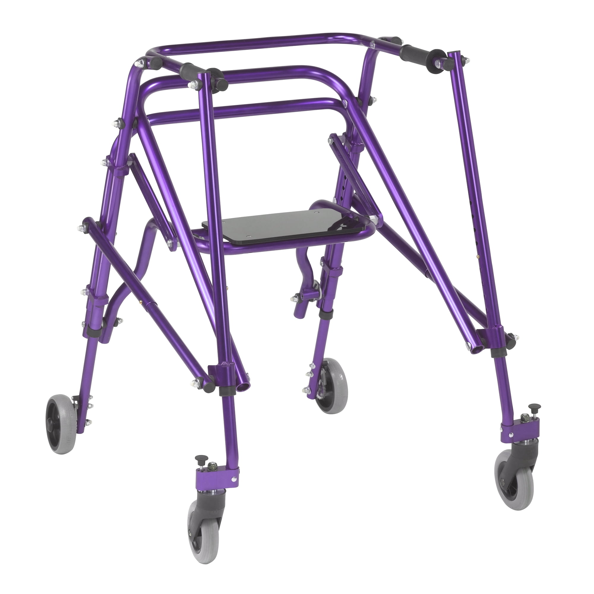 Inspired by Drive Nimbo 2G Lightweight Posterior Walker with Seat, Large, Wizard Purple