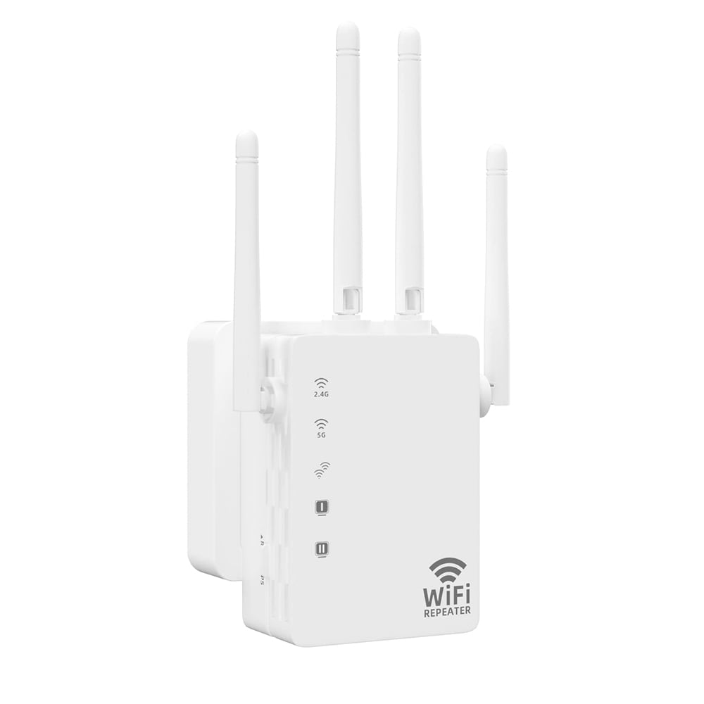 2023 WiFi Extender，5G Dual Band 1200Mbps Fastest WiFi Long Range