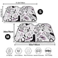 thumbnail image 2 of Goofa Cowboy Printed Car Windshield Sunshade,Foldable Reflective Sun Visor,UV Protection Heat Blocker Sunshade,Car Cooling Accessory-, 2 of 7