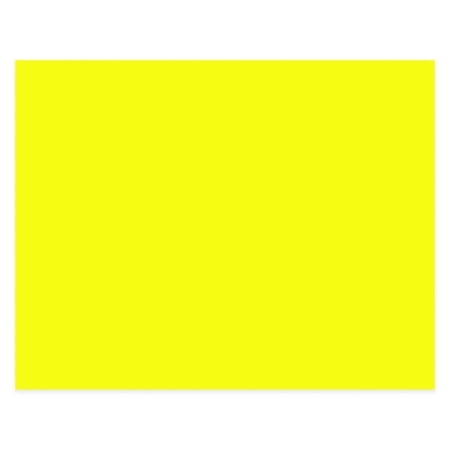 Pen Gear Neon Yellow Heavy Weight Poster Board, 22" x 28", Display & Presentation Board