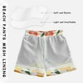 thumbnail image 3 of FORMRS Boys Swim Trunks Quick Dry Mesh Liner Boardshorts Sizes XS-XL, Orange Slices, 3 of 7