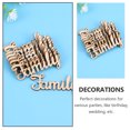 thumbnail image 2 of KONTONTY 40Pcs Home Decor Letter Wooden Hanging Word Sign Beige Unfinished Party Hosts, 2 of 8