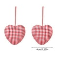 thumbnail image 3 of Specollect 4 Pcs Valentines Day Heart Pendant Red 3D Foam Hearts Wedding Party Decoration Romantic Ornament, 3 of 9