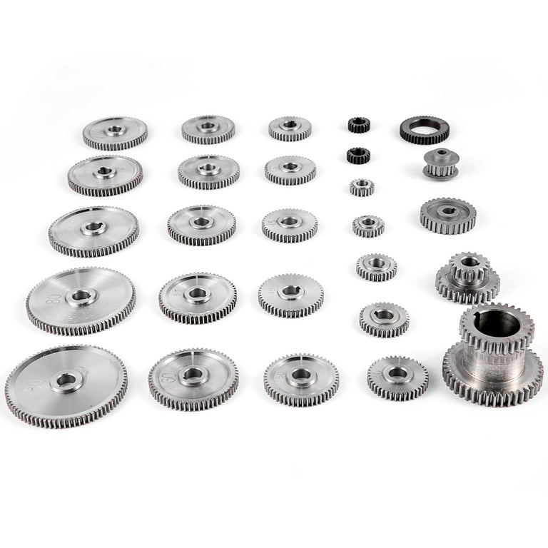 VEVOR 27PCS Metal Lathe Gear Set, CJ0618 Compatible, #45