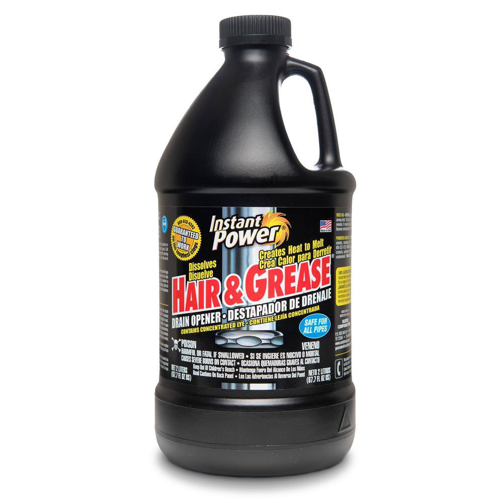 Instant Power 67.6 oz. Hair and Grease Drain Cleaner - Walmart.com