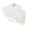 thumbnail image 4 of 7 Day Digital Programmable Timer, LCD Display, Built In Rechargeable Battery for Street Lamps, Home Appliances, 4 of 7