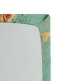 thumbnail image 2 of Shabby Flora Fitted Sheet, Bunch of Gerbera Flowers on a Turquoise Wooden Board Seasonal Nature Border, Soft Decorative Fabric Bedding, Queen Size, Multicolor, by Ambesonne, 2 of 2