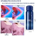 thumbnail image 2 of Body Glitter Spray for Hair and Body, Hairspray for Clothes, Long-Lasting Body Shimmer Spray Suitable for Stage, Festival Rave and Makeup Prom 2.11 Fl Oz, 2 of 8