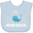 thumbnail image 3 of Inktastic Virginia Beach Va Cute Vacation Boys or Girls Baby Bib, 3 of 4
