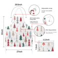 thumbnail image 7 of Multicolor Christmas Tree Apron-Garden Aprons for Women with Pockets-Cotton Linen Waterproof Kitchen Cooking Gardening Aprons Adjustable for Kitchen,Cooking,BBQ and Salon 32"x27", 7 of 7