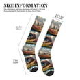 thumbnail image 2 of Compression Socks for Women and Men - Vivid Eyeball Hillscape Compression Socks Circulation for Workout, 2 of 8