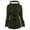 Army Green, variant on Jacket Coats for Women Plus Size Long Sleeve Casual Tops Fashion Horn Button Fleece Thicken With Hood Warm Winter Fall Coat Army Green L