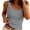 Gray, variant on Women's Ribbed Slim Fit Sleeveless Top, V Neck Stretchy Knit Tank Top Layering Cami, Soft Casual Undershirt for Daily Wear Outer Layer or Going Out