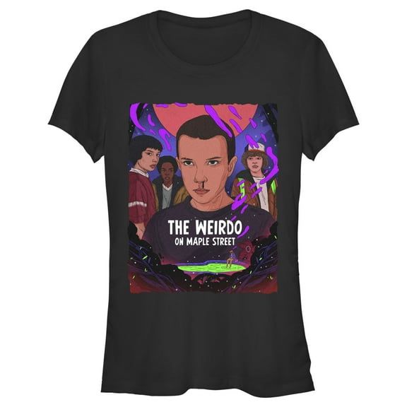 Netflix Junior's Stranger Things The Weirdo on Maple Street Graphic T-Shirt