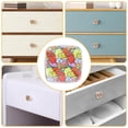thumbnail image 5 of 4 Pieces Set Drawer Pulls Handle Square Wardrobe Cabinet Knobs with Stainless Steel Screws Furniture Kitchen Decor, 5 of 5