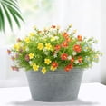 thumbnail image 4 of Artificial Cemetery Flowers Bouquet, Plastic Memorial Flowers for Hanging Window Box, Home Table Centerpieces, Outdoor Porch Decor, 1 Artificial Flower, 4 of 9