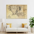 thumbnail image 4 of Middle Earth Map Poster Canvas Poster Wall Art Picture Prints Hanging Photo Gift Decor Home Posters Artworks 24x36inch(60x90cm), 4 of 6