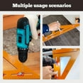 thumbnail image 4 of 2In1 Rafter Square,Positioning Triangle Ruler Rafter Square Tool Adjustable Triangle Ruler Protractor for Woodworking,B, 4 of 6