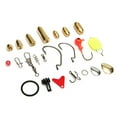 thumbnail image 4 of 128pcs Fishing Lures Hooks Baits Black Tackle Box Full Storage Case Tool Set Fishing Gadgets Box, 4 of 7