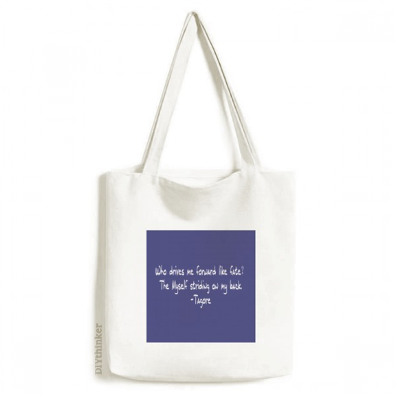 Qoutes Famous People Healing Who Lead Me Like Fate Tote Canvas Bag Shopping Satchel Casual Handbag