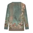 thumbnail image 4 of Cárdigan informal para mujer, cárdigan con botones y estampado navideño, chaqueta de moda, blusa para mujer, 4 of 5