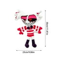 thumbnail image 3 of Peluche KEVCHE 25cm Adam Hazbin Hotel Angel Dust Stolas Helluva Boss Gato Lucifer Blanco, 3 of 7