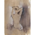thumbnail image 3 of Harper, Ethan 15x18 Black Modern Framed Museum Art Print Titled - Contemporary Draped Figure I, 3 of 5