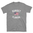 thumbnail image 1 of Sunset Florida Patriot Men's Cotton T-Shirt, 1 of 1