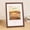 Brown, variant on Wooden Photo Frame Wall Hanging Desktop Display for Home Office Decor with Horizontal Vertical Display Options