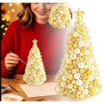 thumbnail image 2 of Dreamy Beaded Christmas Tree DIY Kit With Pins And Star Topper, Handmade Holiday Craft Set, Beaded Tabletop Decor For Adult Creative Home Decoration, 2 of 4