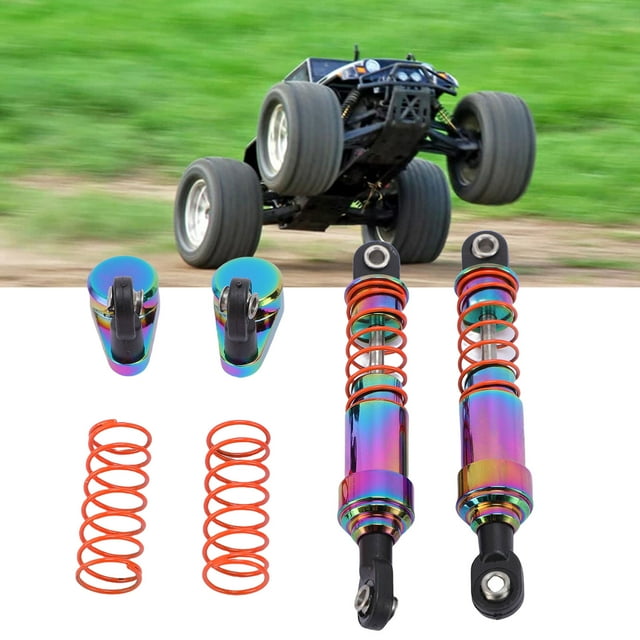 RC Car Shock Damper, 1 Pair 85mm Impact Absorption Oil Pressure Shock Absorbers for Model Vehicle