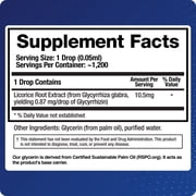 BioMatrix Licorice Root Extract | Raise Cortisol, Energy - Glycyrrhizin (1200 Drops, 2 fl oz)