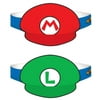 Super Mario Paper Hats - (8 Pack) - Party Supplies